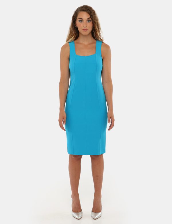 Vestito Vougue smanicato - 90% poliestere 10% elastinaLa modella indossa la taglia S ed è alta 170 cm e la vestibilità è reg