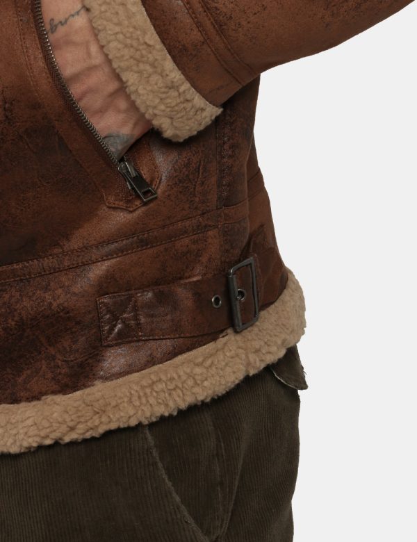 Giubbino D Industry marrone - COMPOSIZIONE E VESTIBILITÀ:100% poliestere (esterno) 100% poliestere (interno)Il modello è al
