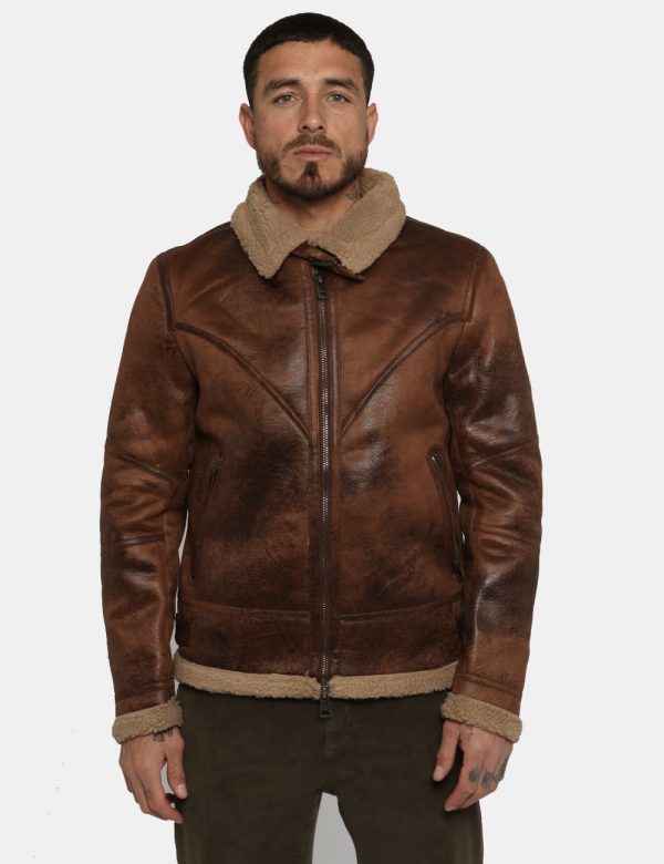 Giubbino D Industry marrone - COMPOSIZIONE E VESTIBILITÀ:100% poliestere (esterno) 100% poliestere (interno)Il modello è al