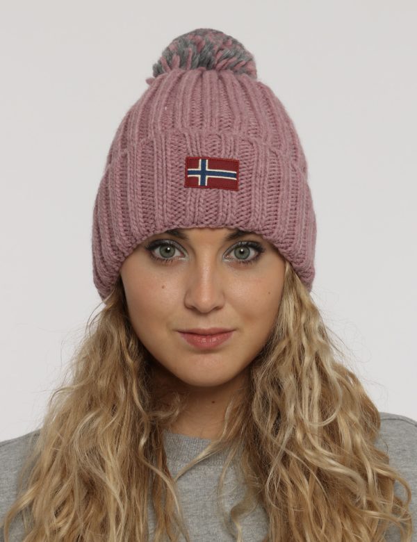 Cappello Napapijri rosa - COMPOSIZIONE E VESTIBILITÀ:75% acrilico 10% lana 10% poliamide 5% viscosaCONSIGLI DI STILE:Cappell
