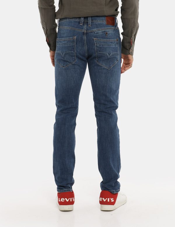 Jeans Pepe Jeans blu denim - COMPOSIZIONE E VESTIBILITÀ:99% cotone 1% elastaneIl modello è alto 178 cm e indossa la taglia 3