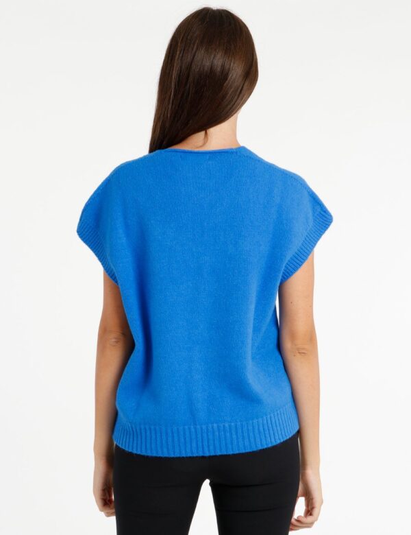 Maglione Rue De Clerie senza maniche - 50% viscosa 27% poliestere 23% poliammideLa modella indossa la taglia S ed è alta 178