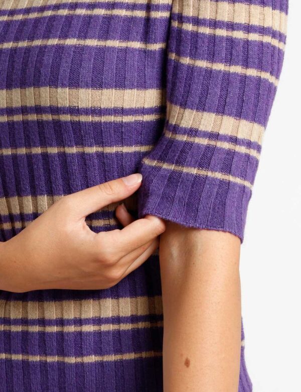 Maglia Rue De Clerie a righe - 42% viscosa 38% poliestere 20% poliammideLa modella indossa la taglia S ed è alta 178 cm e la