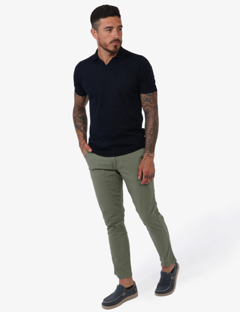 Outlet pantaloni uomo scontati - Pantaloni Goha Verde