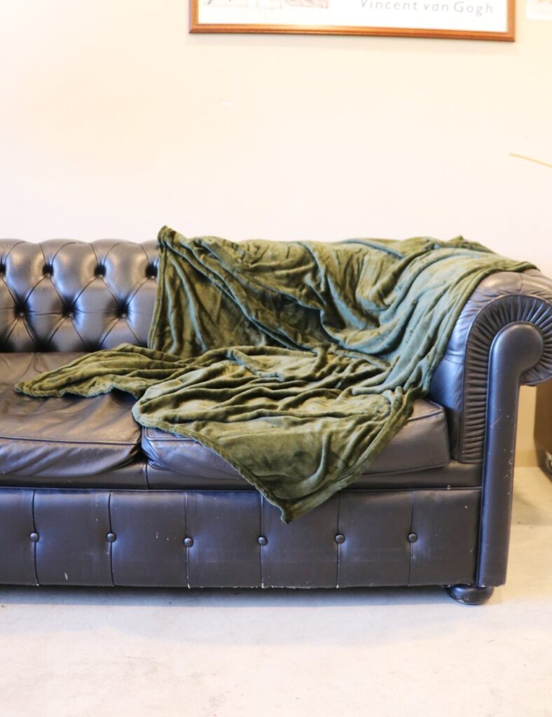 Plaid Seconda Strada riquadri verde - COMPOSIZIONE E VESTIBILITÀ:100% poliestereCONSIGLI DI STILE:Plaid natalizio in tonalit