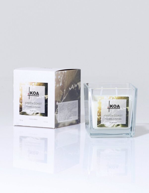 Candela KOA Green Coast 180 gr - Candela da 180 grLa candela profumata diffonde le note in modo delicato creando una atmosfe