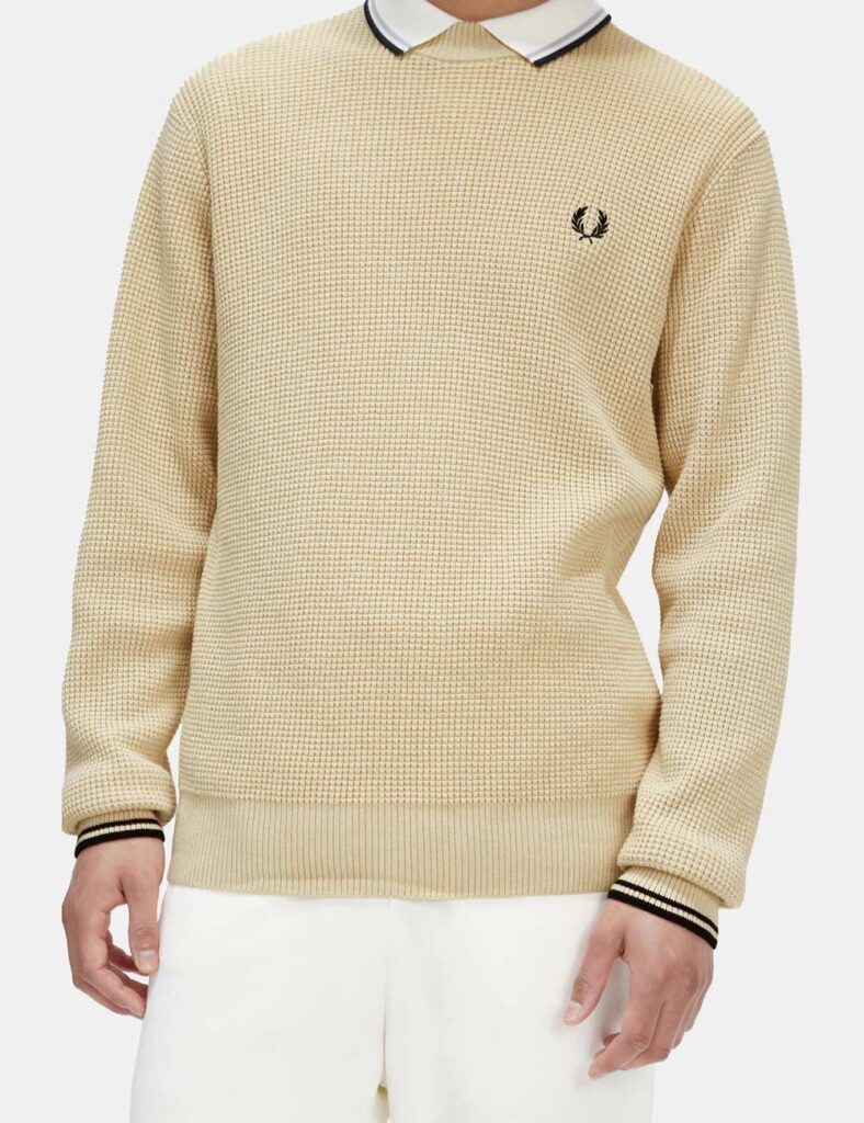 Maglione Fred Perry Beige