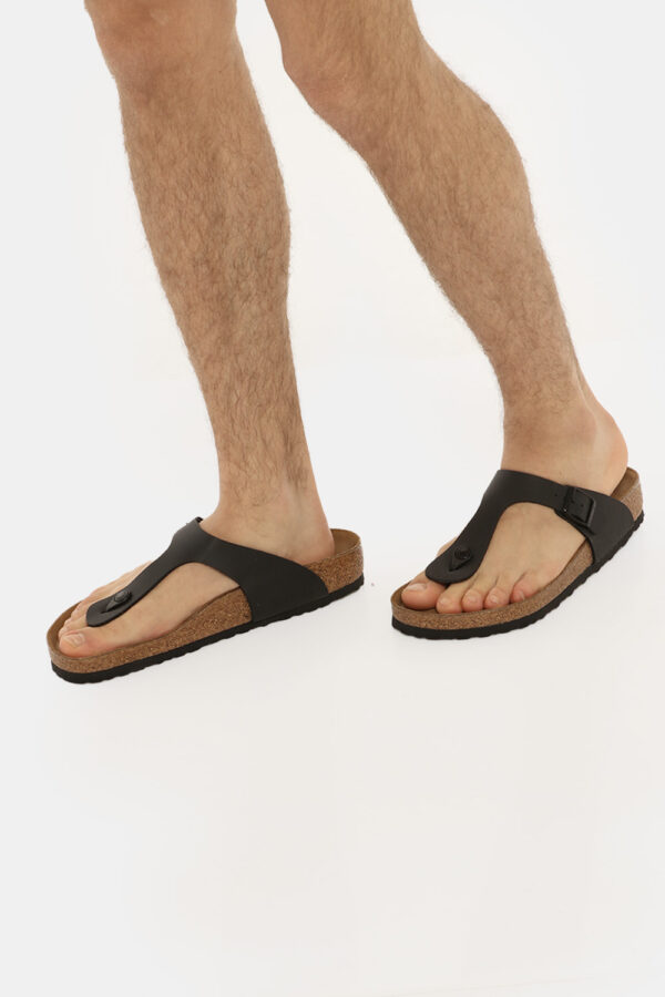 Sandali Birkenstock nere - COMPOSIZIONE E VESTIBILITÀ:Materiali tessili e altre materieIl modello calza il numero 43 e la ca