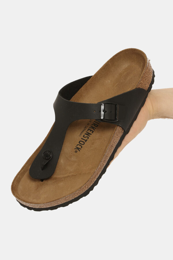 Sandali Birkenstock nere - COMPOSIZIONE E VESTIBILITÀ:Materiali tessili e altre materieIl modello calza il numero 43 e la ca