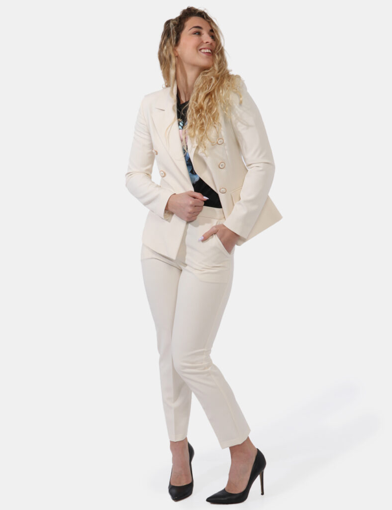 Yes Zee donna outlet - Pantaloni Yes Zee Bianco