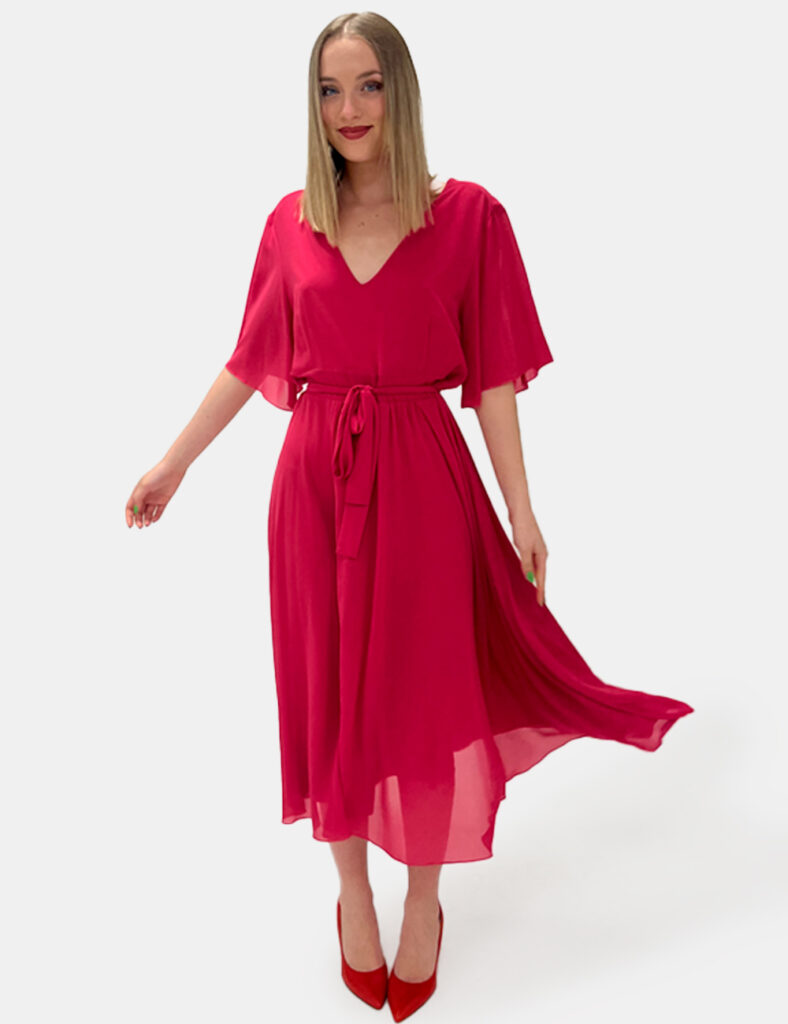 Abbigliamento donna scontato - Abito Sandro Ferrone Fucsia