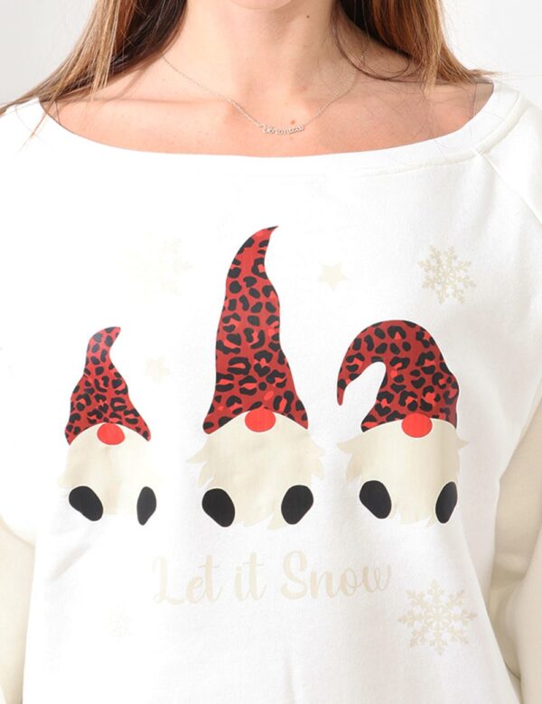 Maglia Smiling London natalizia - 80% cotone, 20% poliestere