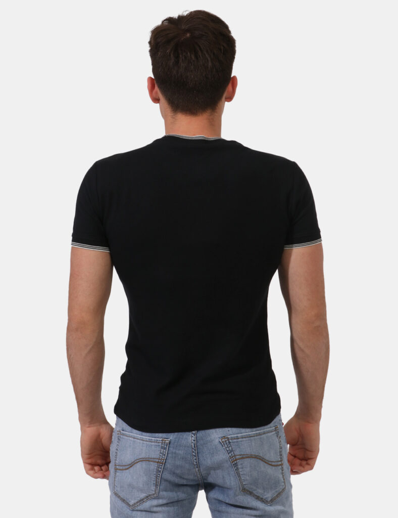 T-shirt e Polo da uomo Yes Zee  - T-shirt Yes Zee Nero