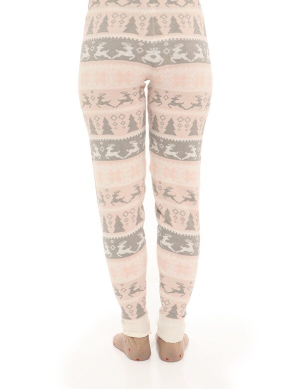 Pantalone Only fantasia natalizia con completo - 88% poliestere 12% nylonLa modella indossa la taglia S e la vestibilità del