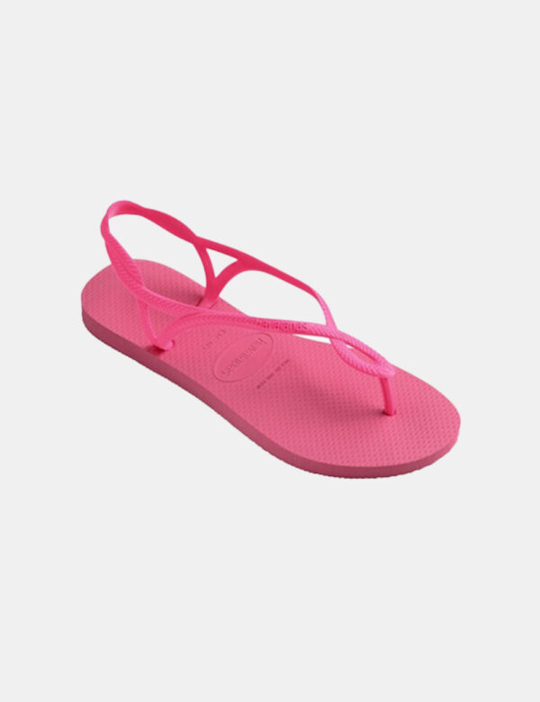 Infradito Havaianas Rosa - Ciabatte modello infradito in total rosa con stringa a Y coordinata. La calzata è comoda e aderen