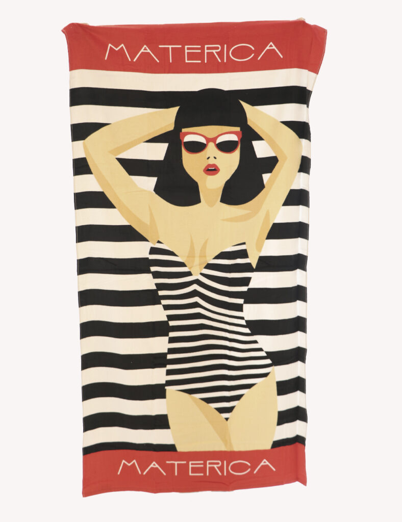 Costume donna scontato - Telo mare Materica Fantasia