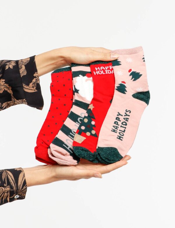Calza Vero Moda box da 4 - 77% poliestere 17% viscosa 6% elastinaCalzata regolareScegli questo pack da quattro modelli per f