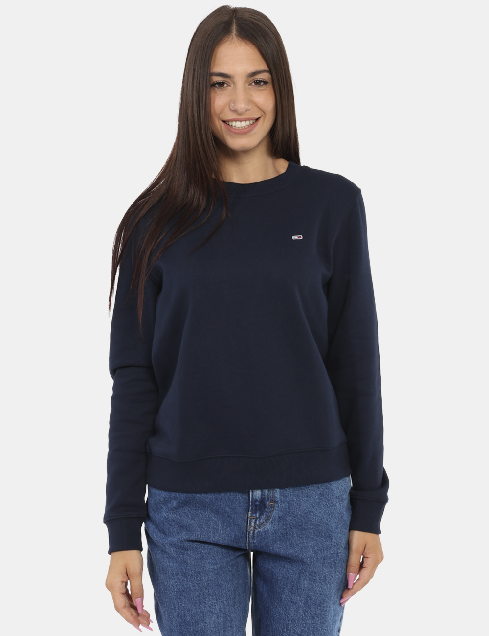 Felpa tommy hilfiger blu deals