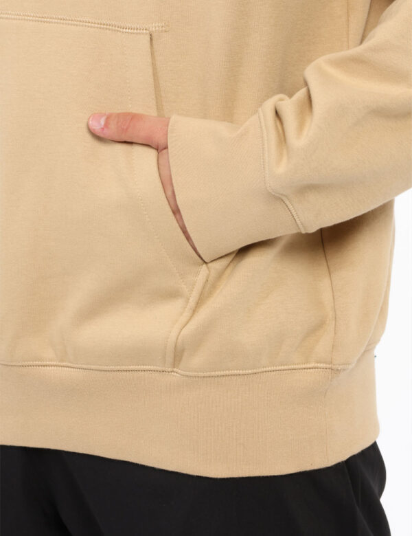 Felpa The North Face Beige - Felpa color sabbia con logo ricamato bianco sul lato sinistro. Presenta un cappuccio con coulis