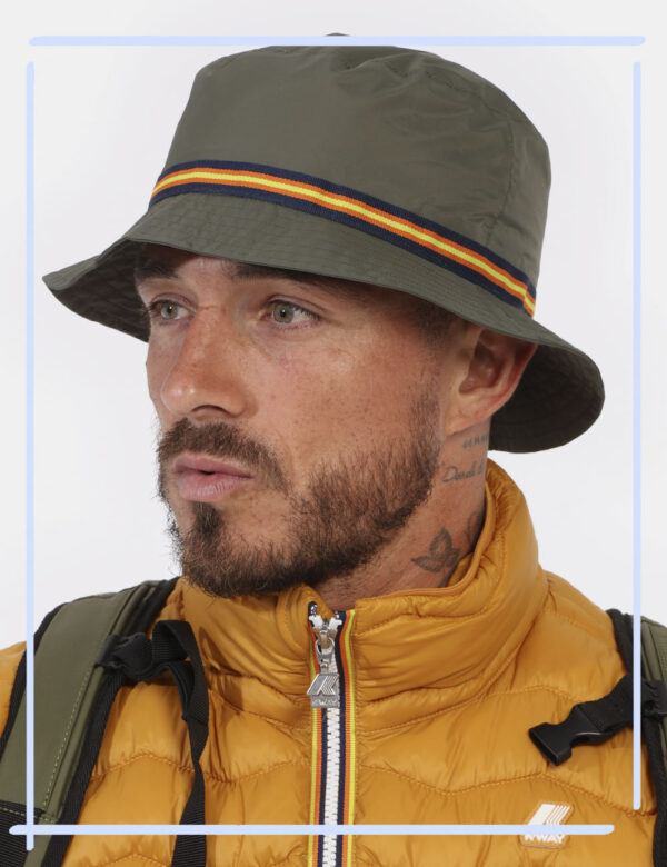 Cappello K-Way Verde - L’articolo appartiene al campionario esclusivo di stagione: pezzo unicoCod. art. K006YZ0 P CVVi ricor