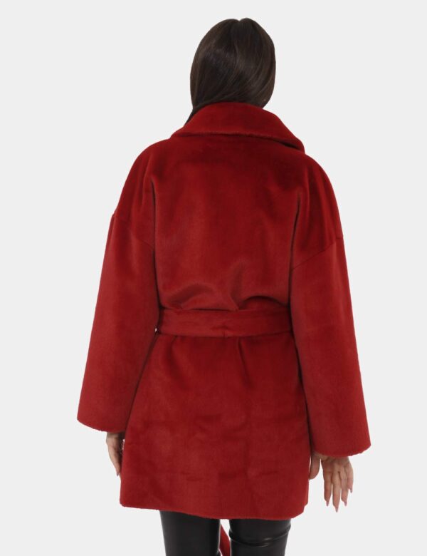 Cappotto Manila Grace Rosso - L’articolo appartiene al campionario esclusivo di stagione: pezzo unicoCod. art. K050PU A CVVi