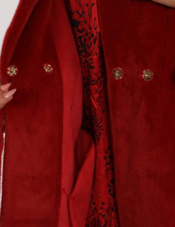 Cappotto Manila Grace Rosso - L’articolo appartiene al campionario esclusivo di stagione: pezzo unicoCod. art. K050PU A CVVi