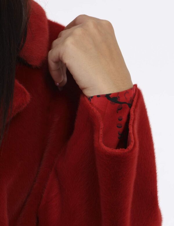Cappotto Manila Grace Rosso - L’articolo appartiene al campionario esclusivo di stagione: pezzo unicoCod. art. K050PU A CVVi