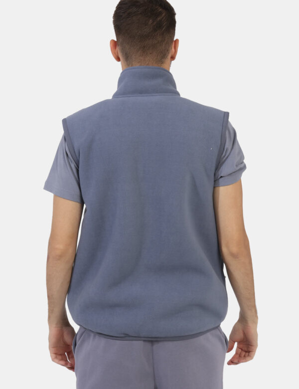 Felpa smanicata K-Way Grigio - L’articolo appartiene al campionario esclusivo di stagione: pezzo unicoCod. art. K4122WW P CV
