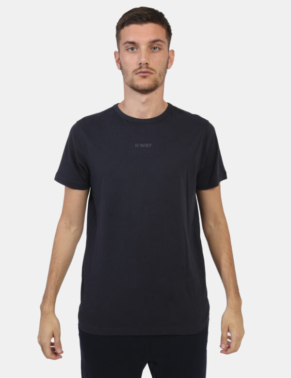 T-shirt K-Way Blu - L’articolo appartiene al campionario esclusivo di stagione: pezzo unicoCod. art. K7124ZW P CVVi ricordia