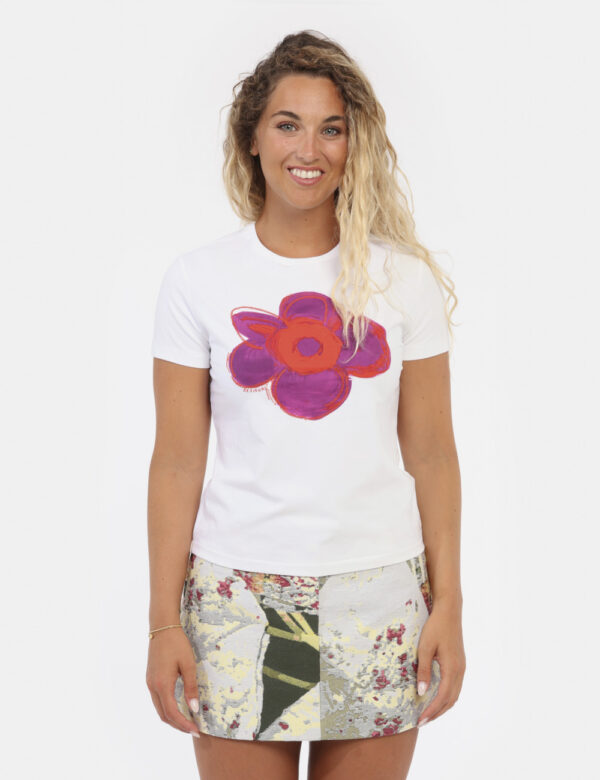T-shirt DESIGUAL Bianco - L’articolo appartiene al campionario esclusivo di stagione: pezzo unicoCod. art. M24WWTK66 AB cvVi