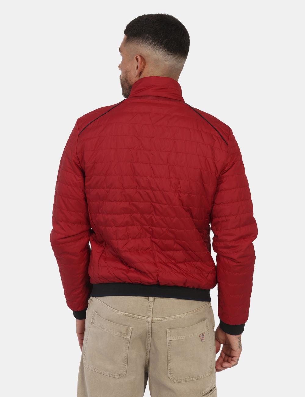 M3620B-T3017-CV_ROSSO_AI24_2 Piumino Geox Rosso - L’articolo appartiene al campionario esclusivo di stagione: pezzo unicoCod. art. M3620B T3017 CVVi rico