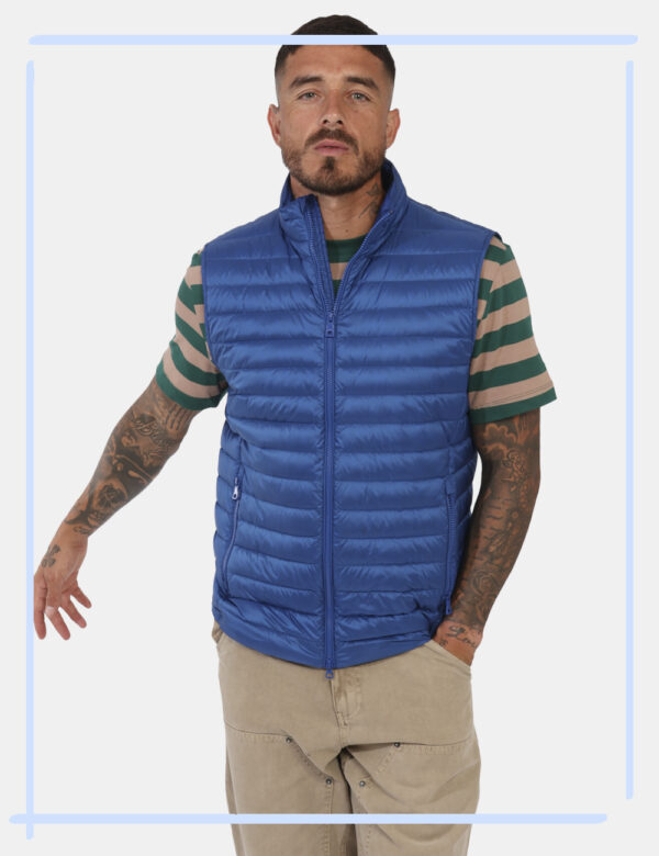 Smanicato Geox Blu - L’articolo appartiene al campionario esclusivo di stagione: pezzo unicoCod. art. M4625C T3146 CVVi rico