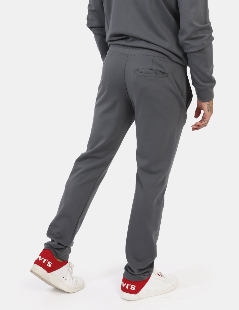 M4YB24KCBR2-GS-CV_GRIGIO_AI24_4 Pantaloni Guess Grigio - L’articolo appartiene al campionario esclusivo di stagione: pezzo unicoCod. art. M4YB24KCBR2 GS CVV