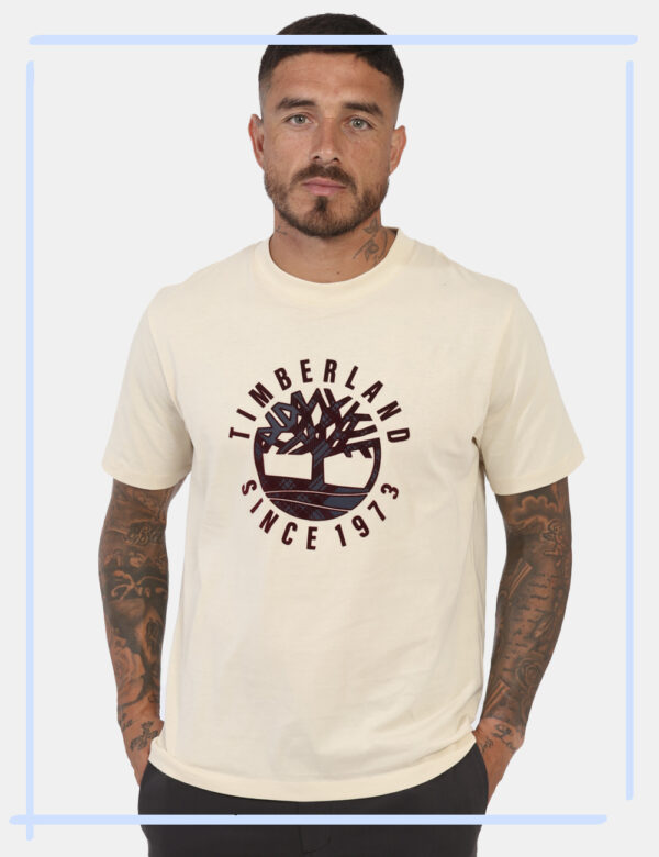 T-shirt Timberland Beige - L’articolo appartiene al campionario esclusivo di stagione: pezzo unicoCod. art. TB0A6VNT B CVVi