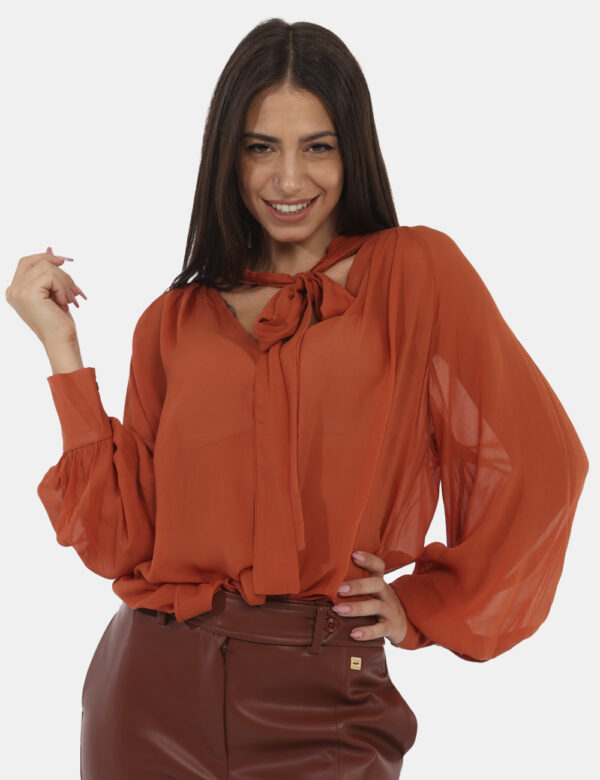 Blusa Manila Grace Arancione - L’articolo appartiene al campionario esclusivo di stagione: pezzo unicoCod. art. Y251VU A CVV