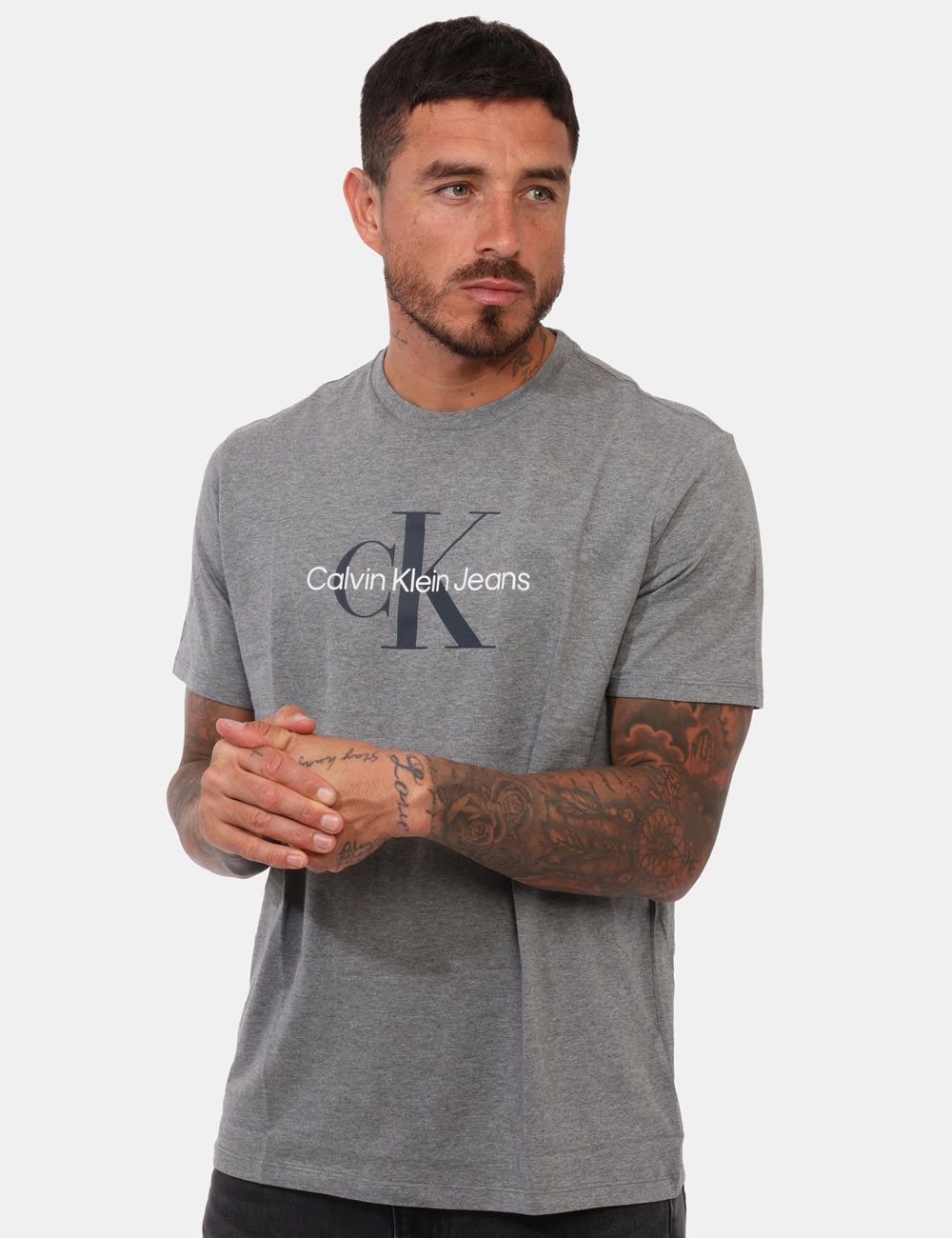 Calvin klein jeans grey t shirt outlet