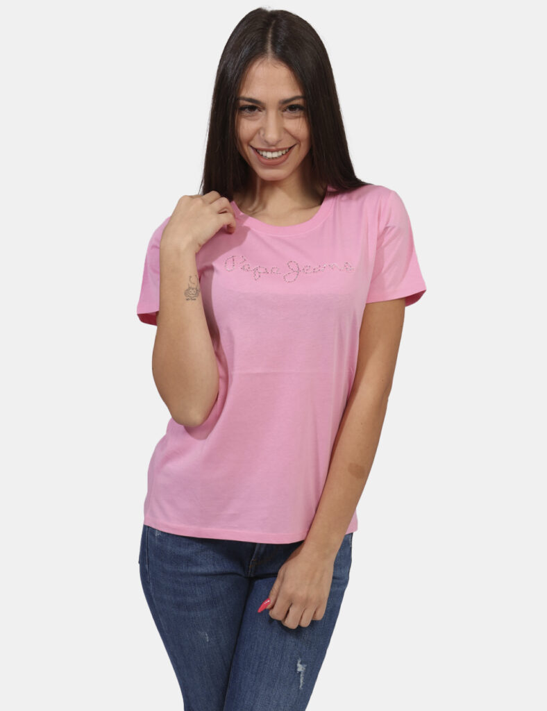 T-shirt da donna scontata - T-shirt Pepe Jeans Rosa