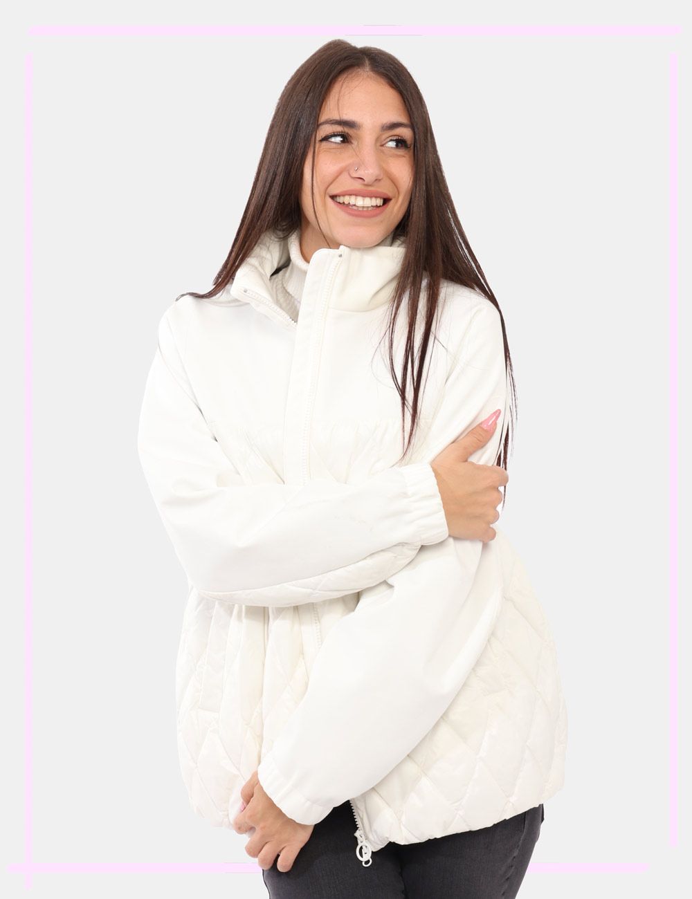 Piumino Donna Piumino Geox Rosa Piumino Lungo Geox Giacche Donna