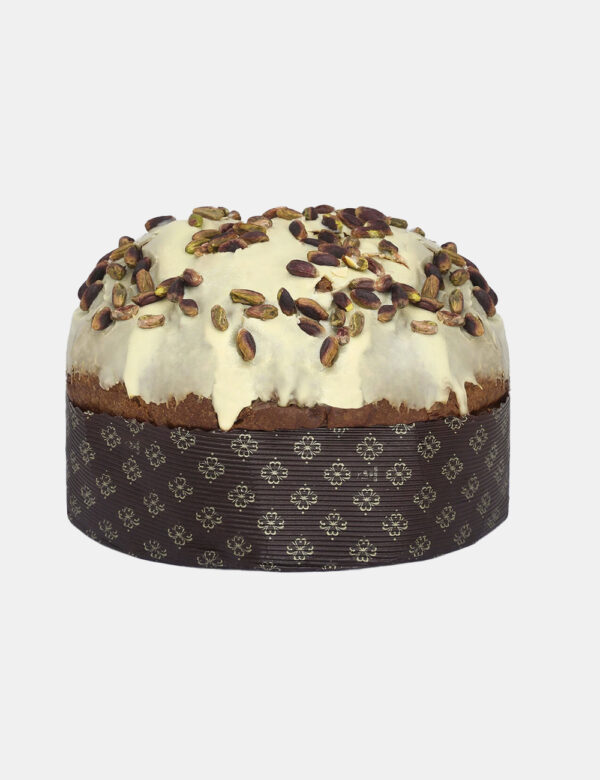 Panettone Dolce & Gabbana Pistacchio 600gr - Cofanetto natalizio Dolce & Gabbana con panettone al pistacchio di Sicilia da 1