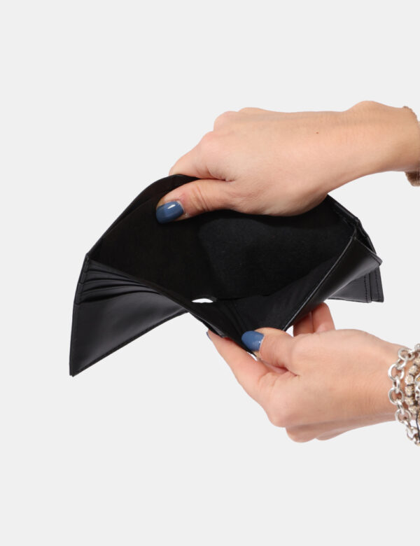 Cofanetto regalo Calvin Klein Nero - Cofanetto regalo composto da portafogli in total nero più portachiavi ideale come porta