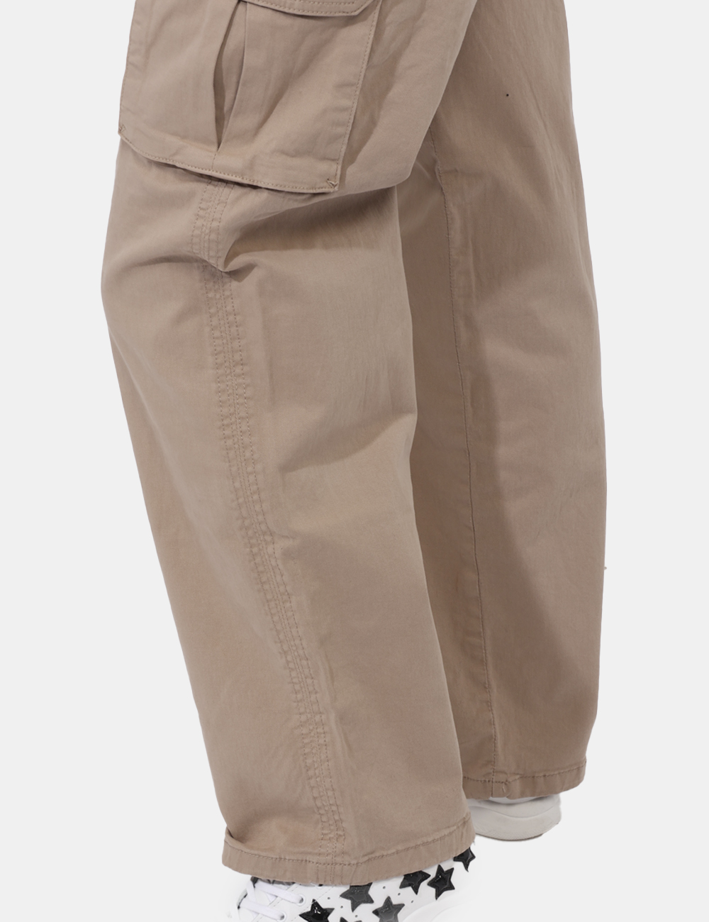 Pantaloni Cargo Donna Ad Asciugatura Rapida - Marrone Mimetica, Taglia 58, Con Tasche, Cerniera E Bottone