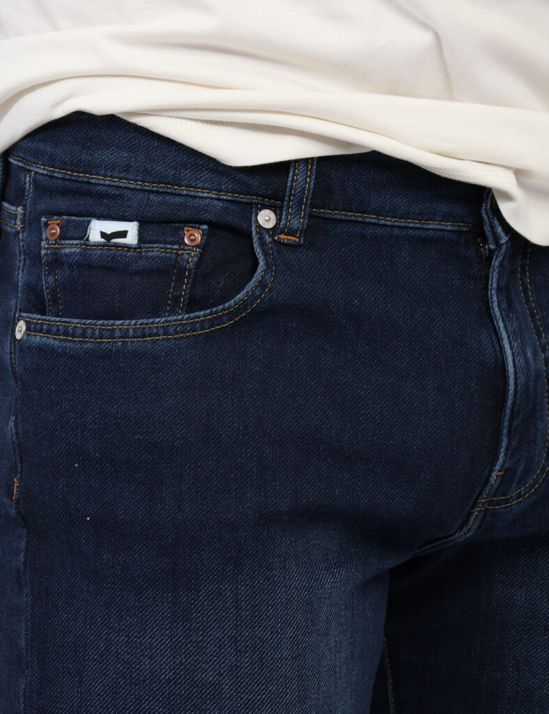 Rockford Jeans Neri Comfort Fit Taglie Forti - Uomo - Dirty Denim 5 Tasche