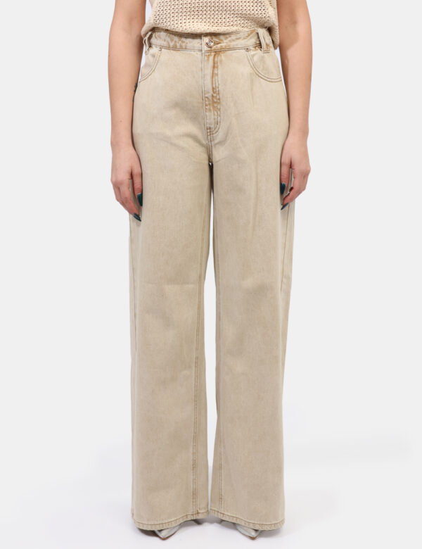 Jeans Denny Rose Beige taglia 27 - L’articolo appartiene al campionario esclusivo di stagione: pezzo unico.Cod. art. C511ND2