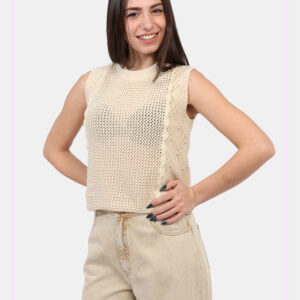 Maglia Denny Rose Beige taglia S - L’articolo appartiene al campionario esclusivo di stagione: pezzo unico.Cod. art. C511ND5