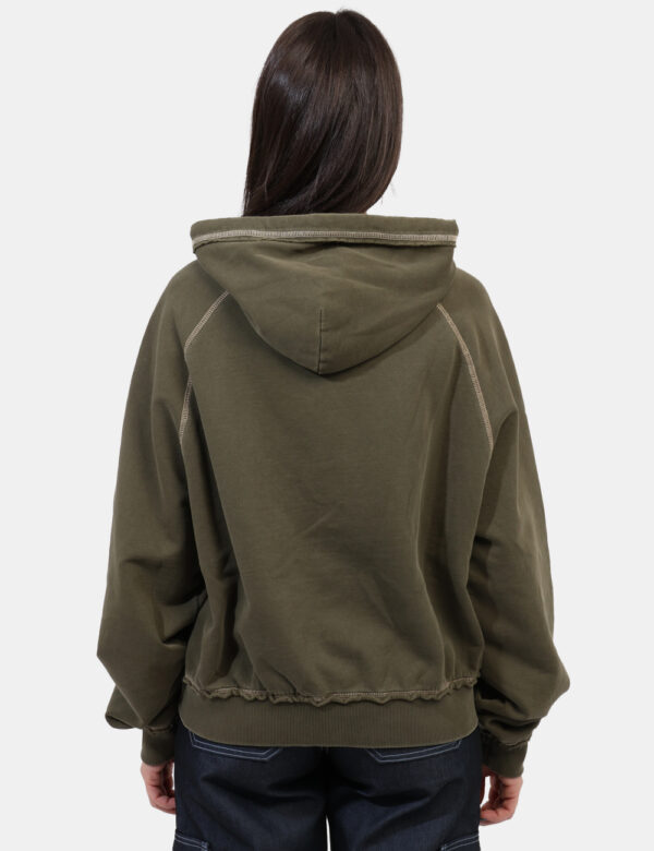 Felpa Guess Verde taglia S - L’articolo appartiene al campionario esclusivo di stagione: pezzo unico.Cod. art. W5RQ15K68I1 G