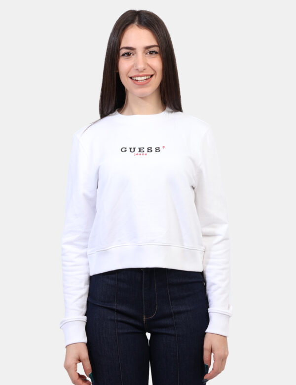 Felpa Guess Bianco taglia S - L’articolo appartiene al campionario esclusivo di stagione: pezzo unico.Cod. art. W5RQ28K68I4