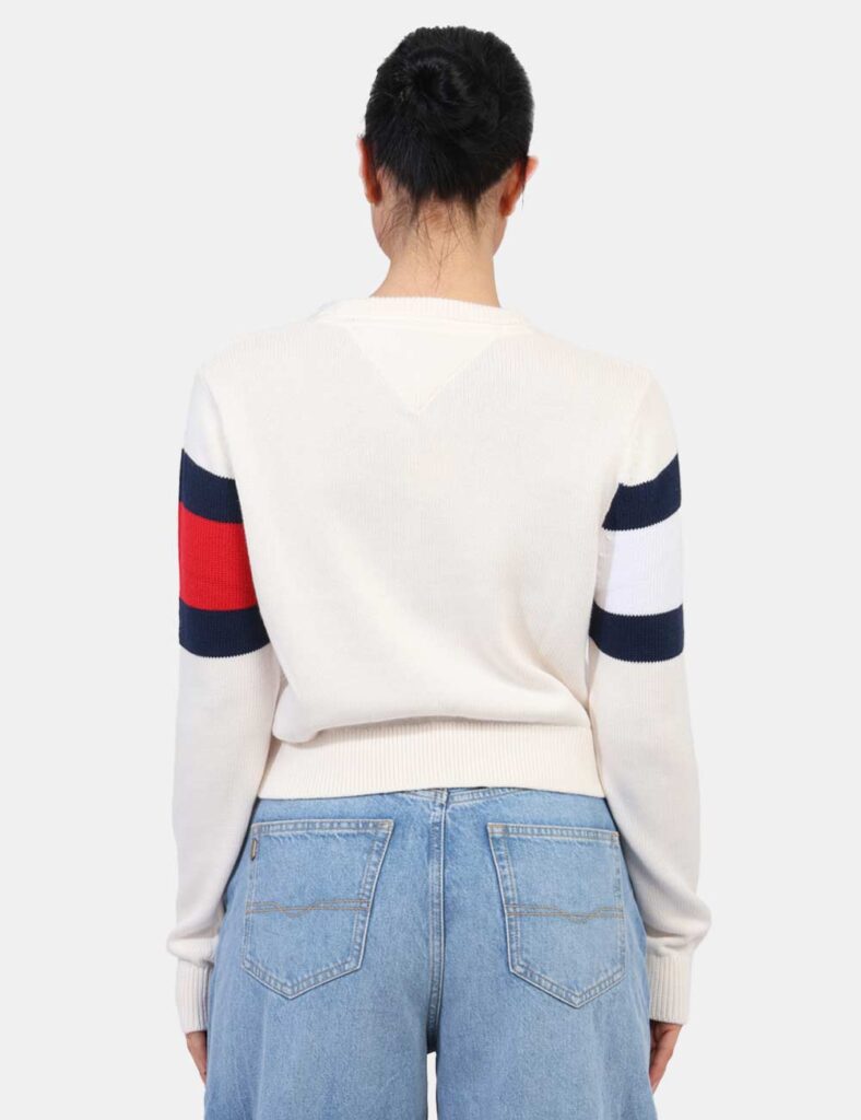 Abbigliamento da donna Tommy Hilfiger scontato - Maglione Tommy Hilfiger Bianco