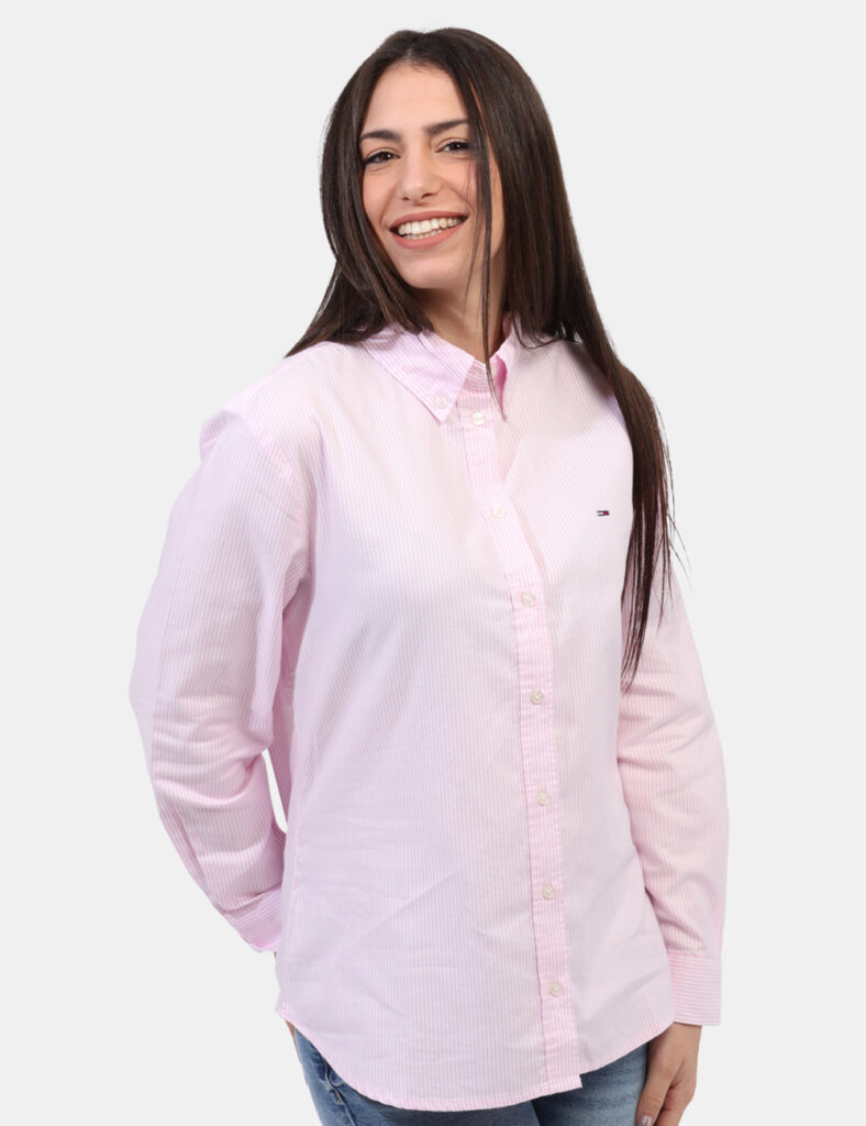 Abbigliamento da donna Tommy Hilfiger scontato - Camicia Tommy Hilfiger Rosa