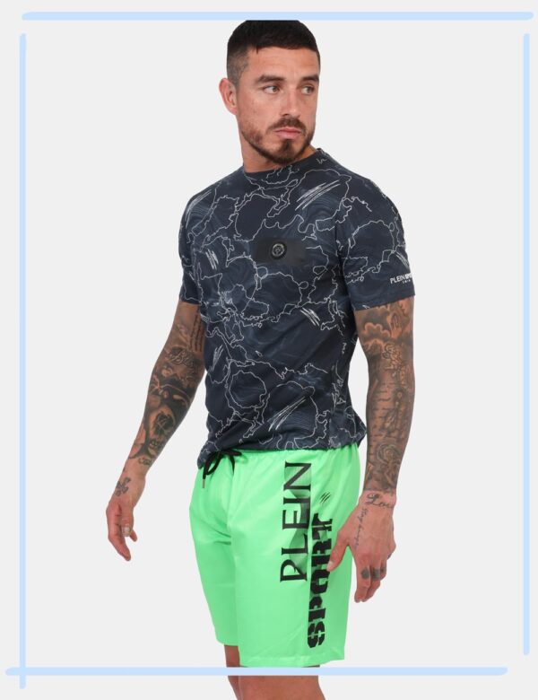 Costume Plein Sport Verde taglia M - L’articolo appartiene al campionario esclusivo di stagione: pezzo unico.Cod. art. PS25M