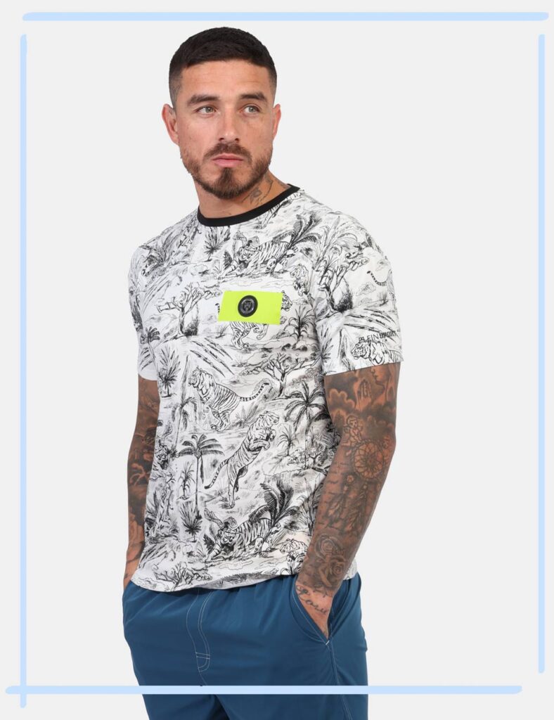 T-shirt Plein Sport Bianco taglia M